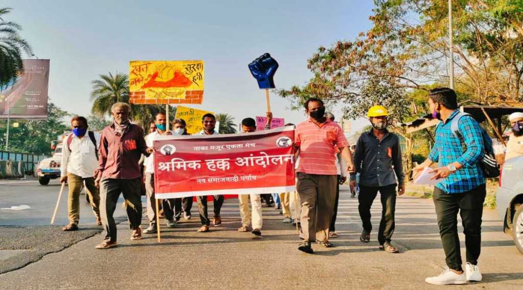“कामगारांचे अपघाती मृत्यू नव्हे तर हत्याच”, पुण्यात बांधकाम मजुरांचं आंदोलन, कारवाईची मागणी