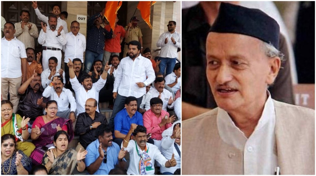 छत्रपती शिवाजी महाराजांबद्दल राज्यपाल कोश्यारींनी केलेल्या विधानावरून राष्ट्रवादी काँग्रेस आक्रमक ; पुणे महापालिकेत आंदोलन!