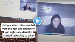 Viral Video: ऑनलाइन मुलाखतीदरम्यान महिलेने उडवली कंपनीची खिल्ली, व्हिडीओ रेकॉर्ड होतोय असं कळल्यावर…