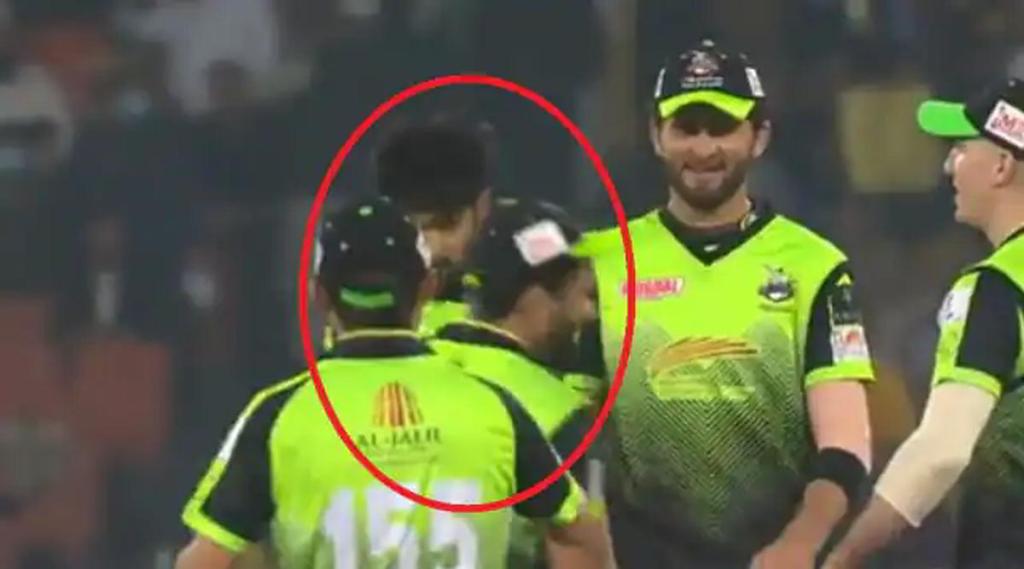 PSL 2022 haris rauf slapped kamran ghulam