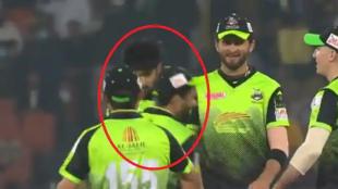 PSL 2022 haris rauf slapped kamran ghulam