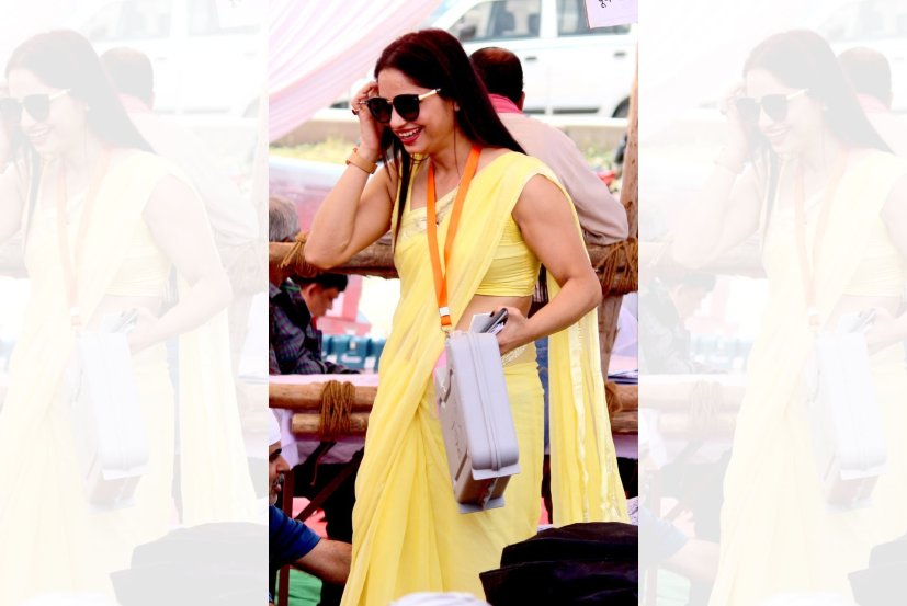 Remember UP poll officer Reena Dwivedi in yellow saree from viral photos She is back