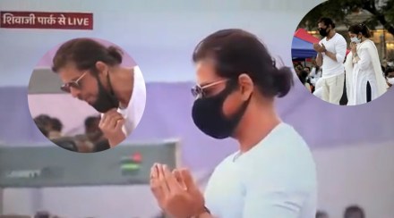 Shah Rukh Khan lata mangeshkar funeral