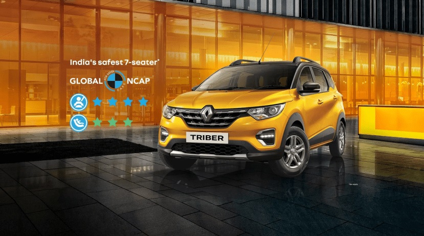 Renault Triber: या यादीतील ट्रायबर हे एकमेव तीन पंक्ती वाहन आहे. ऑगस्ट २०१९ मध्ये येथे लॉन्च झाल्यापासून देशात प्रचंड वेगाने विक्री झाली आहे. ट्रायबर ७२ एचपी उत्पादक १.० लिटर पेट्रोल इंजिनसह येते. पाच-स्पीड AMT शी जोडलेले आहे. RXT EASY-R AMT ची किंमत ७.५० लाख रुपये (एक्स शोरूम) पासून सुरू होते आणि सुमारे ८.२५ लाख रुपयांपर्यंत (एक्स शोरूम) पर्यंत जाते. (Photo- Renault)