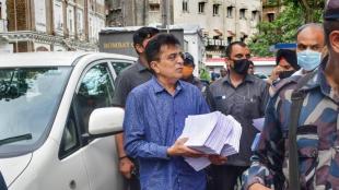 information about ED action Revealed by Kirit Somaiya