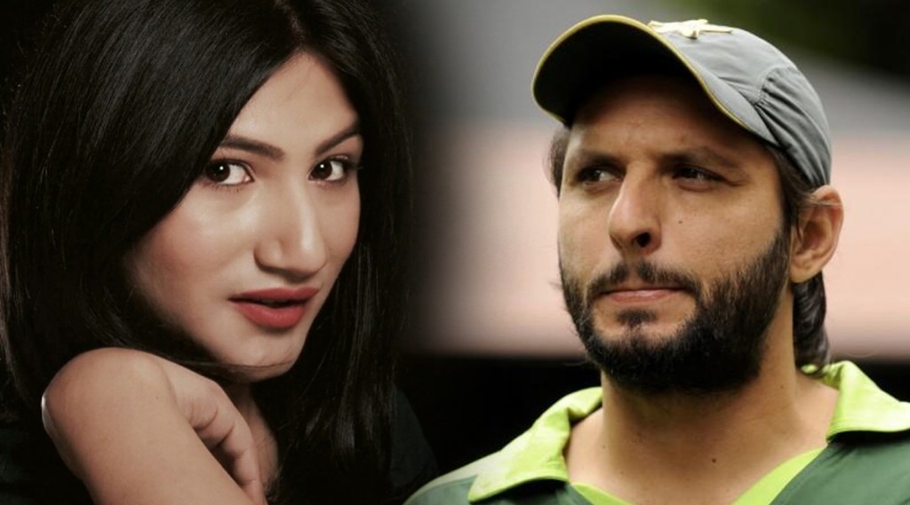 Mahika Sharma, Shahid Afridi, Mahika Sharma, Shahid Afridi,