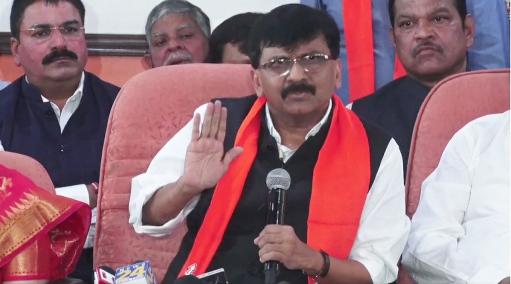 sanjay raut press conference on bjp
