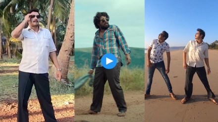 allu arjun, pushpa movie song, shrivalli, shreyash talpade dance,