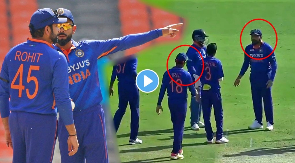 ind vs wi virat kohli helping rohit sharma to take the review