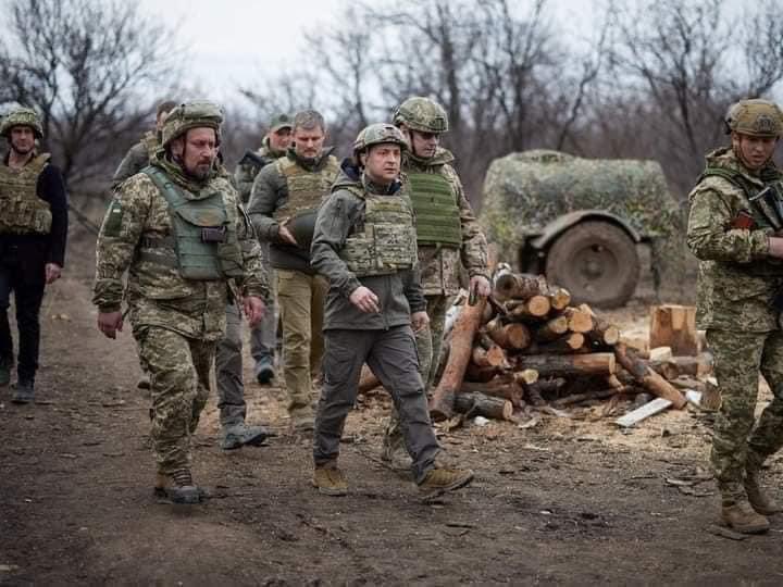 In military uniform defiant President Volodymyr Zelensky vows to defend Ukraine People called him real hero