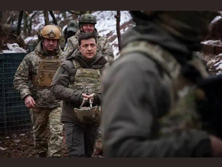 In military uniform defiant President Volodymyr Zelensky vows to defend Ukraine People called him real hero