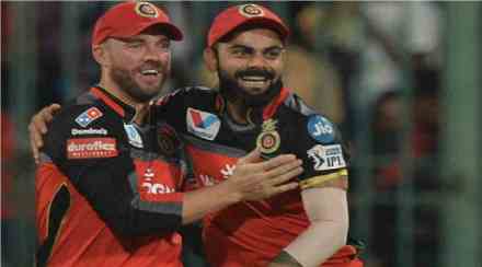 A B DE VILLIERS AND VIRAT KOHLI