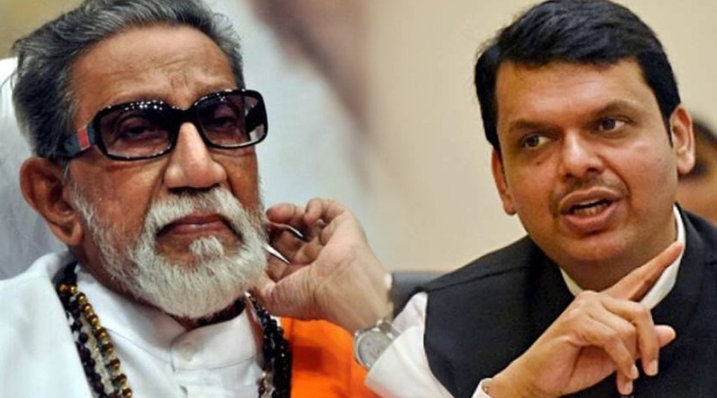 Devendra Fadnavis becomes CM only with Balasaheb thackeray