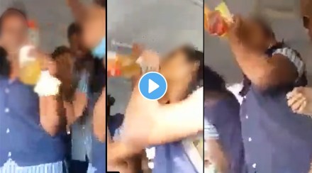 Girl-Drink-Bus Girl-Drink-Bus