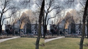 RUSSIA AND UKRAINE WAR BOMB BLAST