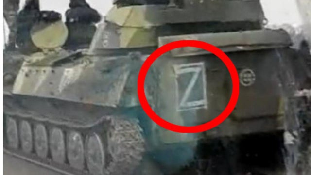 ukraine russia war What Do Those Letters Mean On Russian Tanks And Vehicles