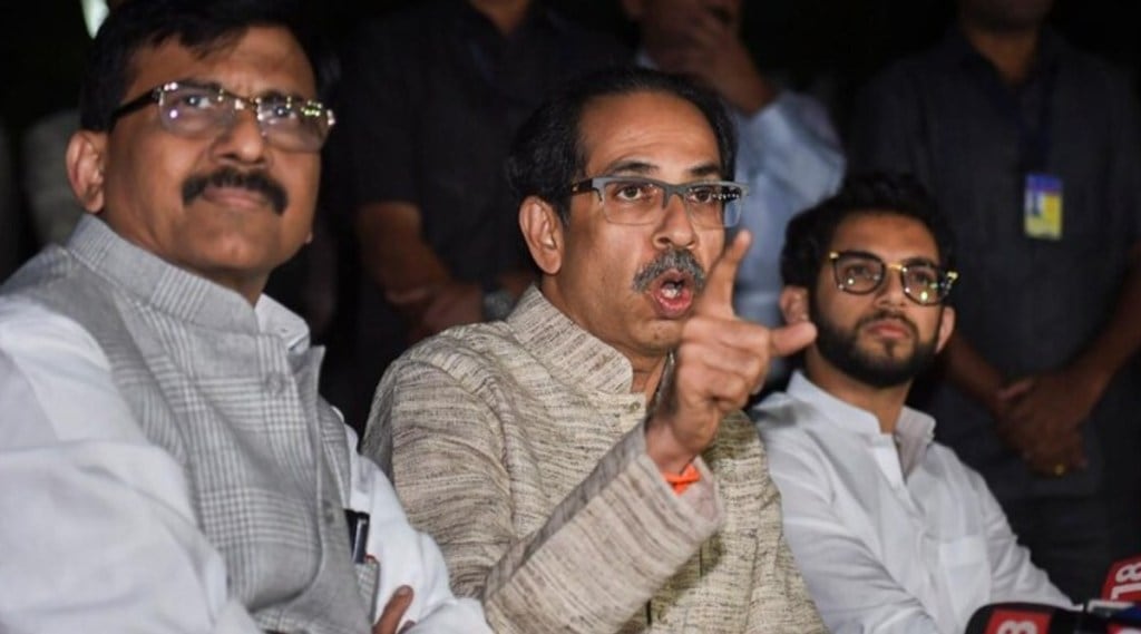 Sanjay Raut Uddhav Thackeray Aditya Thackeray