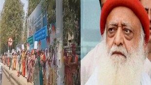 WOMENS PROTEST IN NANDED AND ASARAM BAPU