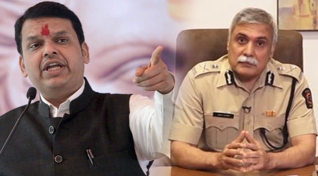 devendra fadnavis on sanjay pandey