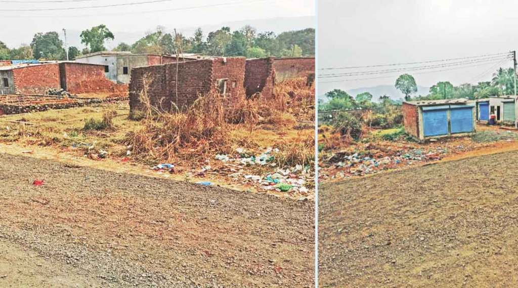 प्रस्तावित विमानतळ क्षेत्रावर अतिक्रमण