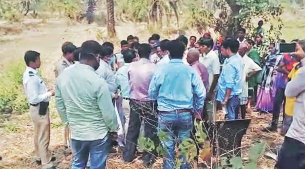 जमिनीच्या मोबदल्यासाठी आंदोलन ; एमएमआरडीएच्या जलवाहिनीचे काम बंद पाडले