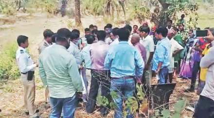 जमिनीच्या मोबदल्यासाठी आंदोलन ; एमएमआरडीएच्या जलवाहिनीचे काम बंद पाडले