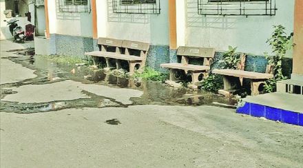 डहाणूत जलवाहिनीला गळती; नगर परिषदेचे दुर्लक्ष