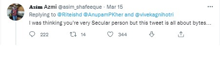 Riteish Deshmukh Trolled For Tweet About The Kashmir Files