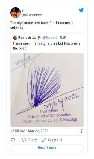 Weird Signature Photo Goes Viral Users Did Hilarious Comment On It