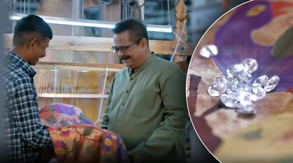 आदेश भाऊजींनी स्वत: सांगितले ११ लाखांच्या पैठणीचे आणखी एक वैशिष्ट्ये, म्हणाले “ही पैठणी…”