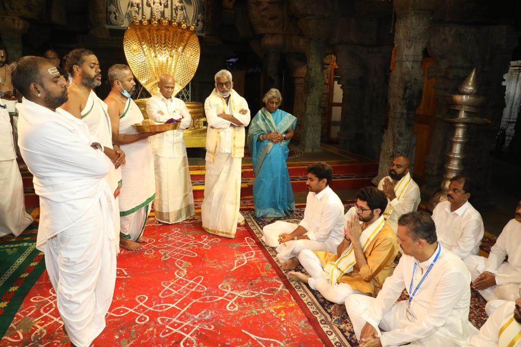 Aaditya Thackeray Tirupati