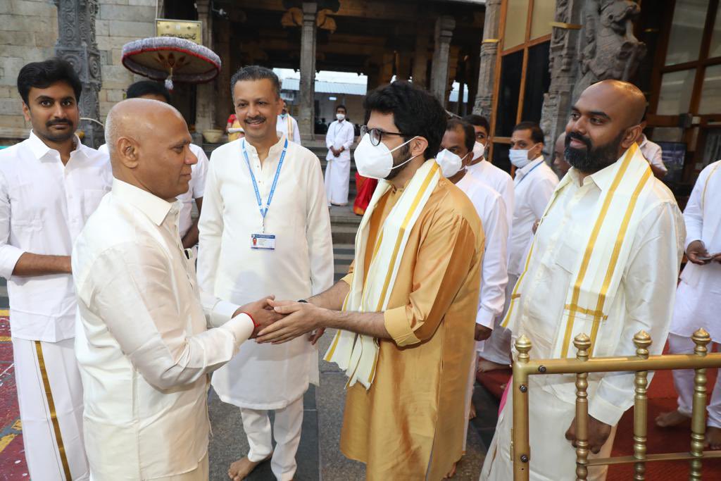 Aaditya Thackeray Tirupati