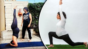Actress Pregnancy Yoga Practice