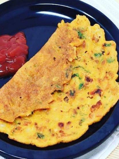बेसनाचा पोळा ही सर्वात सोपी आणि सकाळी व्यवस्थित पोट भरणारी अशी झटपट नाश्ता रेसिपी आहे. बेसनचा पोळा अर्थात चिला आपण नेहमीच घरी करतो. (फोटो: indian express)