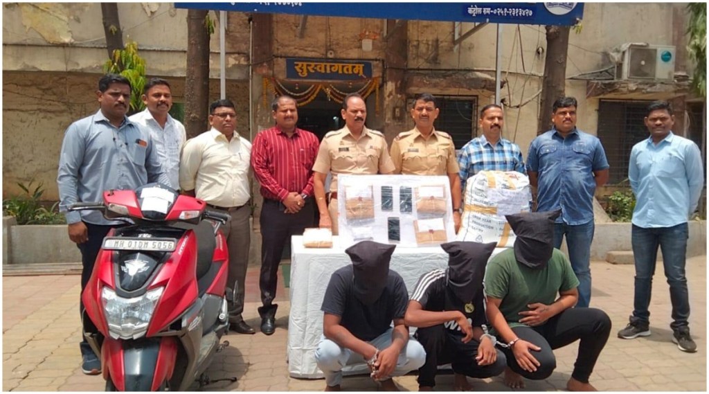 डोंबिवलीत देसलेपाडा येथे दोन लाखाचा गांजा जप्त; तीन जणांना अटक