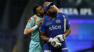 Krunal Pandya and Kieron Pollard