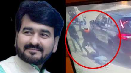 VIDEO: धक्कादायक! नांदेडमध्ये बांधकाम व्यावसायिकाची भरदिवसा घरासमोरच हत्या