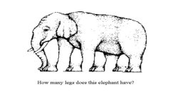 Puzzle: ‘या’ फोटोतील हत्तीला किती पाय आहेत? तुम्ही सांगू शकता का योग्य उत्तर?