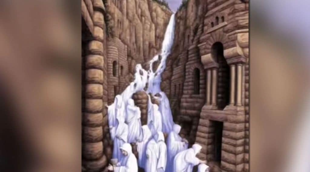 Optical Illusion waterfall