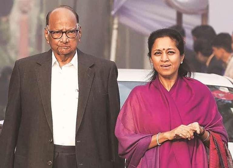 Ajit Pawar Supriya Sule Slams Raj Thackeray over his comment About Sharad Pawar