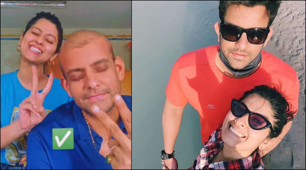 “आम्ही आमच्या थेरपीच्या दिवसात…”, अभिज्ञा भावेने शेअर केला कर्करोगाशी झुंज देणाऱ्या पतीसोबतचा खास व्हिडीओ “आम्ही आमच्या थेरपीच्या दिवसात…”, अभिज्ञा भावेने शेअर केला कर्करोगाशी झुंज देणाऱ्या पतीसोबतचा खास व्हिडीओ