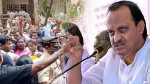 ajit pawar on silver oak st workers protest