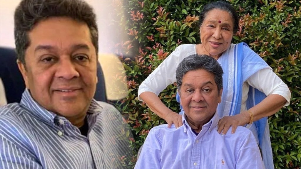 asha bhosle, asha bhosle son aanand