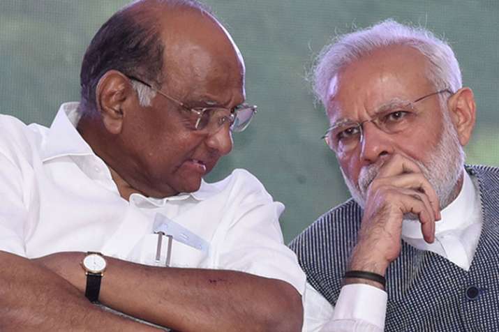 Sharad Pawar meets PM Modi raises issue of ED action Against Sanjary Raut Talk About MVM Government