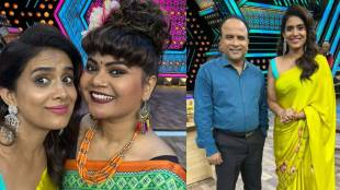 sonali kulkarni on hasyajatra set