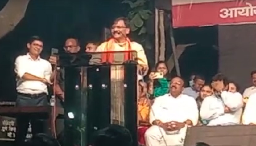 शिवसेना खासदार संजय राऊत यांची गुरुवारी पुण्यात सभा झाली.