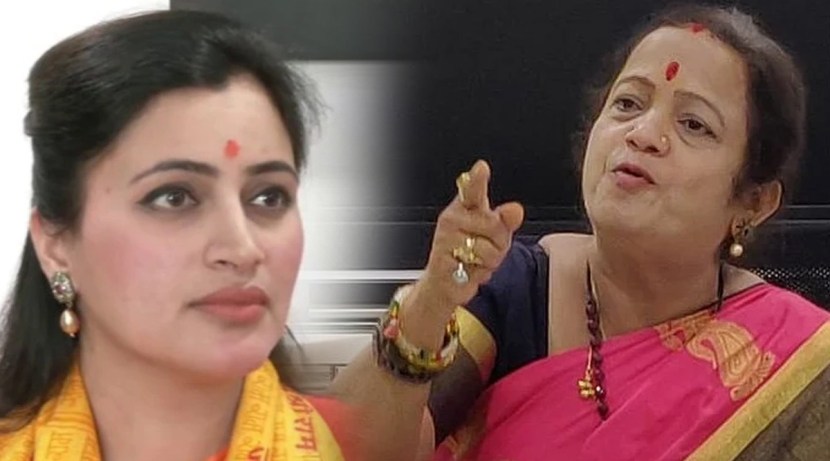 उद्धव ठाकरेंनी जनतेमधून निवडणूक लढून विजयी होऊन दाखवावं, असं आव्हान नवनीत राणांनी दिलं होतं त्यावर किशोरी पेडणेकर म्हणाल्या, “तुझी लायकी तरी आहे का? लोकशाहीने अधिकार दिला म्हणून काहीही बोलायचं. खासदार आहात ना, मग त्याप्रमाणे तुमचं वर्तन असूदेत ना.” (संग्रहीत फोटो)