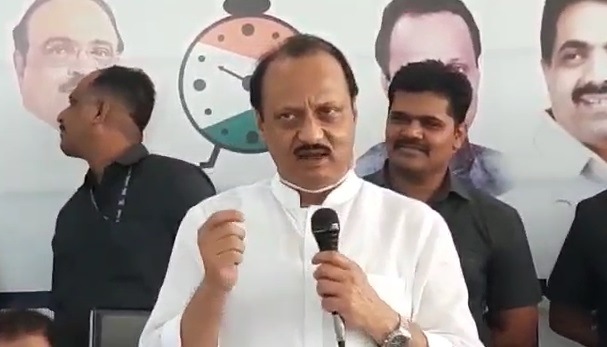 Ajit Pawar mimicry of Raj Thackeray with many critical comments on MNS Chief