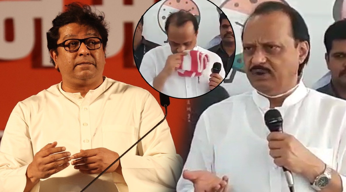 Ajit Pawar mimicry of Raj Thackeray with many critical comments on MNS Chief