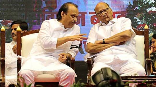 Ajit Pawar mimicry of Raj Thackeray with many critical comments on MNS Chief